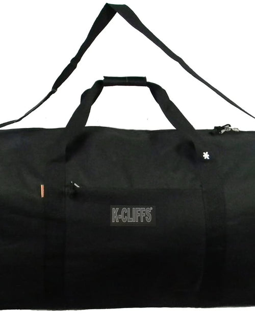 Load image into Gallery viewer, Heavy Duty Cargo Duffel Large Sport Gear Drum Set Equipment Hardware Travel Bag Rooftop Rack Bag (36" X 17" X 17", Black)
