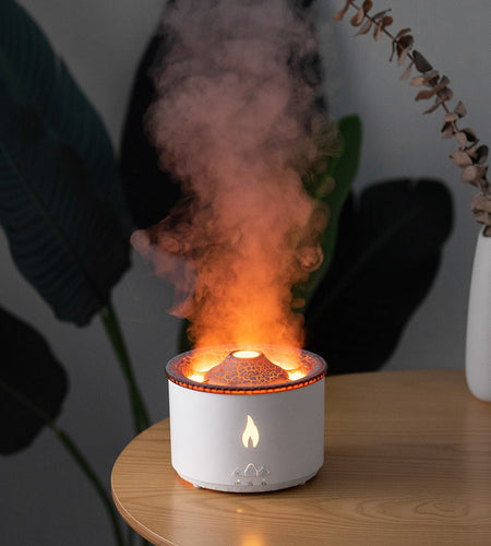 New Two-Color Spray Ring Volcano Humidifier