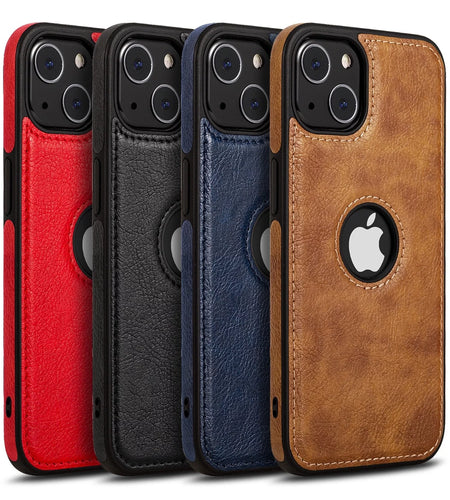 For Iphone 14 plus Leather Case, Slim Luxury PU Non-Slip Shockproof Protective Cover Phone Cases for Iphone 14 Plus