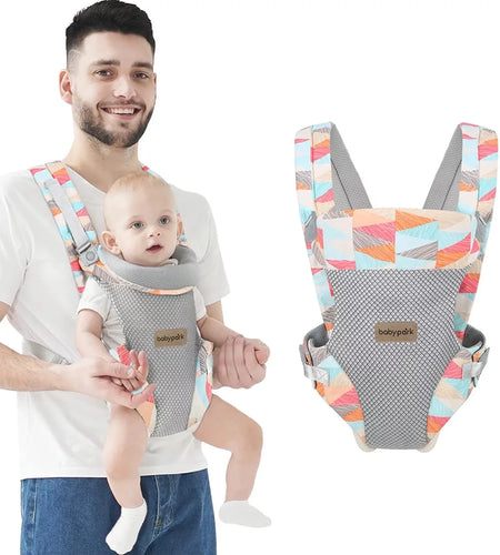 Baby Carrier, 4-In-1 Leaf Baby Carrier, Front and Back Baby Sling with Adjustable Holder