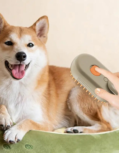 Load image into Gallery viewer, Cat Steam Brush Steamy Dog Brush 3 in 1 Electric Spray Cat Hair Brushes for Massage Pet Grooming Comb Hair Removal Combs
