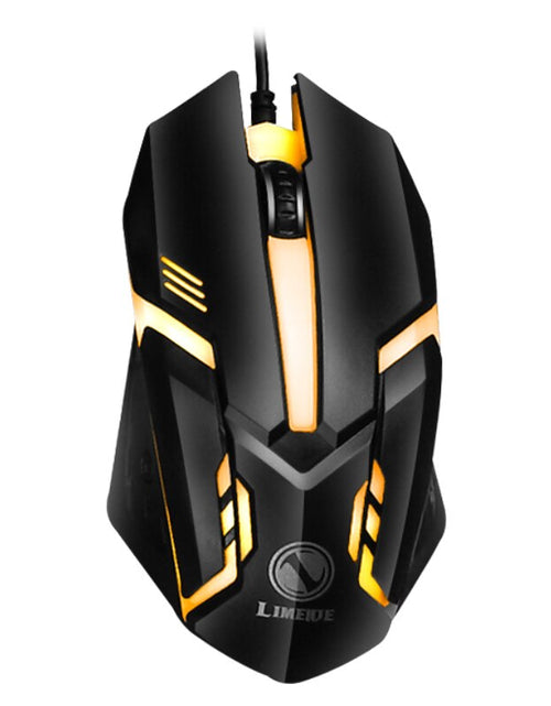 Load image into Gallery viewer, USB Wired Gaming Keyboard Mouse Combos PC Rainbow Colorful LED Backlit Gaming Mouse and Keyboard Set Kit for Home Office Gamer
