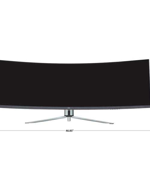 Load image into Gallery viewer, 49" Curved Dual FHD (3840 X 1080P) 144Hz 1Ms Gaming Monitor with Cables, Black, New
