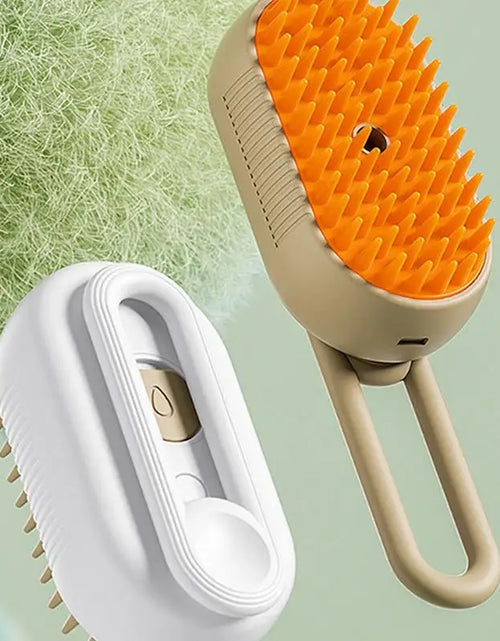 Load image into Gallery viewer, Cat Steam Brush Steamy Dog Brush 3 in 1 Electric Spray Cat Hair Brushes for Massage Pet Grooming Comb Hair Removal Combs

