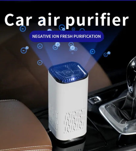 Car Air Purifier Portable Negative Ion Generator Remove Formaldehyde Dust Smoke Air Freshen Washer for Home Car