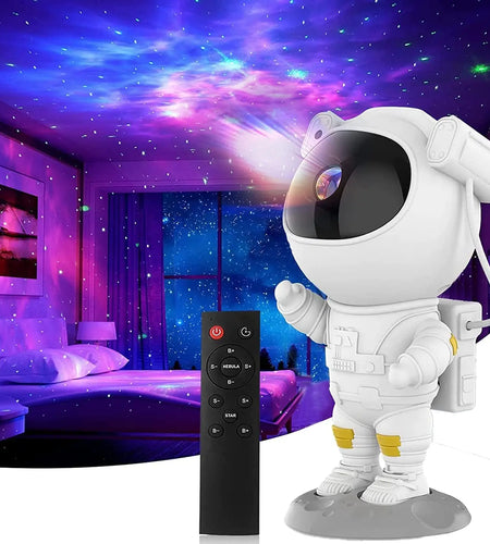 2024 Galaxy Star Projector Starry Sky Night Light Astronaut Lamp Home Room Decor Decoration Bedroom Decorative Luminaires Gift