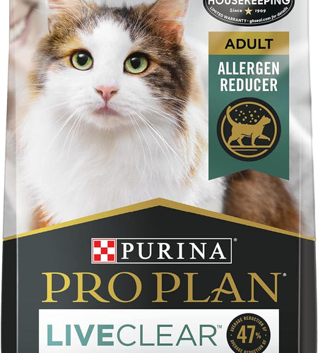 Liveclear with Probiotics Allergen Reducing Adult Dry Cat Food & Cat Shampoo