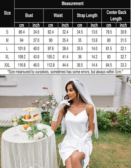 Load image into Gallery viewer, Sexy Sleepwear for Women Satin Lingerie Chemise Slip Nightgown Dress
