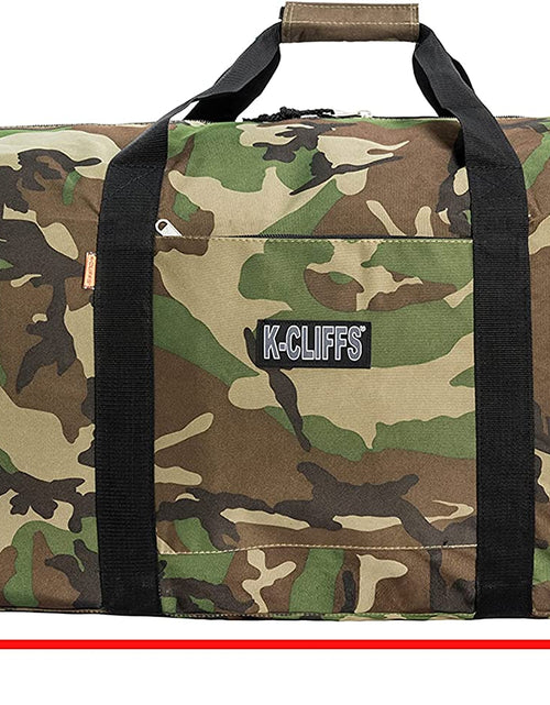 Load image into Gallery viewer, Heavy Duty Cargo Duffel Large Sport Gear Drum Set Equipment Hardware Travel Bag Rooftop Rack Bag (36" X 17" X 17", Black)
