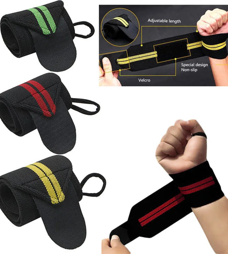 1 Piece Weight Lifting Strap Fitness Gym Sport Wrist Wrap Bandage Hand Support Wristband