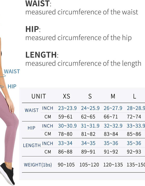 Load image into Gallery viewer, Women'S High Waist Yoga Pants with Pockets, Leggings with Pockets, Tummy Control Workout Yoga Leggings
