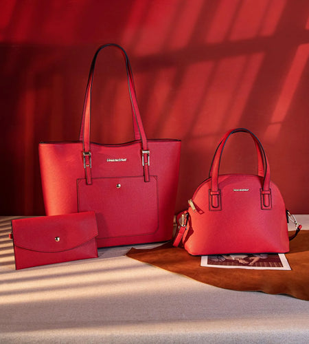 3PCS Purses Set for Women Tote Bag Handbag Wallet Set Shoulder Satchel Bags Crossbody Bags