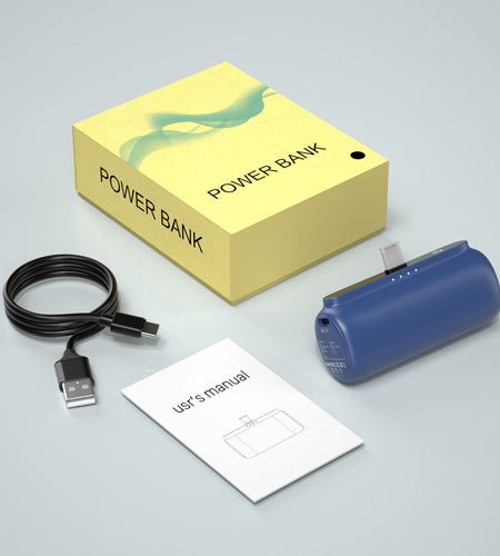 Mini Power Bank Portable Charger for Iphone or Type C Phones Instant Charging