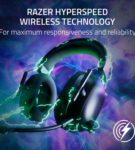 Blackshark V2 Pro Hyperspeed Wireless PC Gaming Headset, 2.4Ghz, BT, 70Hr Battery, 320G, Black