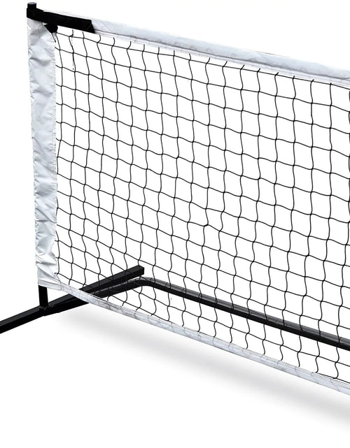 Load image into Gallery viewer, 22FT Portable Pickle Ball Net Soccer Tennis Net Game Set System with Metal Frame Stand and Carrying Bag for Pickle Ball, Kids Volleyball, Badminton, Tennis
