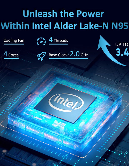Load image into Gallery viewer, 15.6" Laptop Computer Intel N95 up to 3.4 Ghz, 32GB DDR4 RAM, 1TB Nvme SSD, Windows 11 Pro
