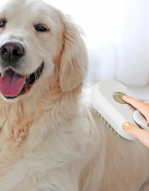 Load image into Gallery viewer, Cat Steam Brush Steamy Dog Brush 3 in 1 Electric Spray Cat Hair Brushes for Massage Pet Grooming Comb Hair Removal Combs
